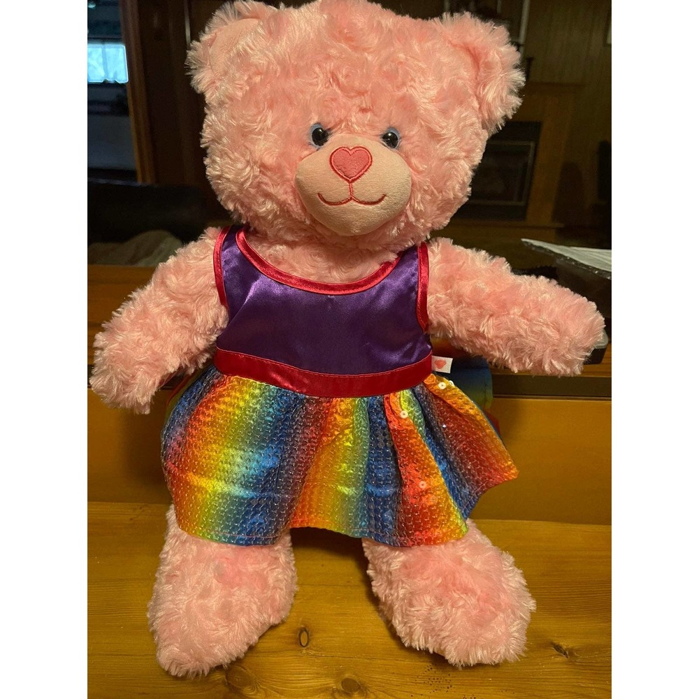 Build-A-Bear Workshop Cuddles Teddy in Pink
